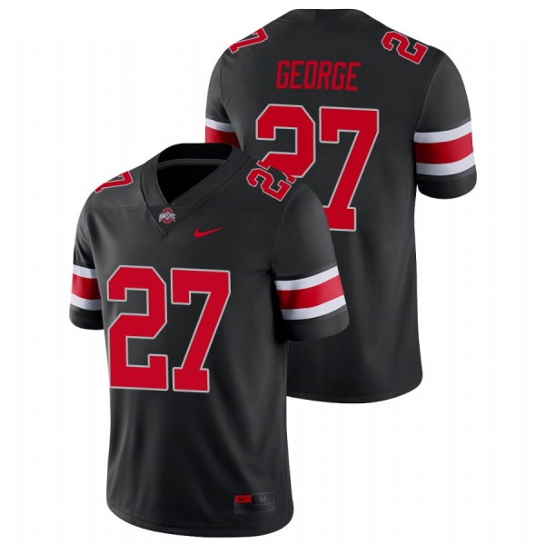 Men's Ohio State Buckeyes Eddie George Black College Football Alternate Game Nike Jersey