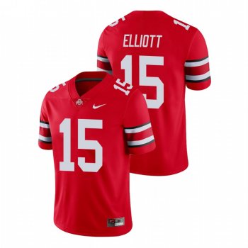 Men's Ohio State Buckeyes Ezekiel Elliott Scarlet College Football Game Jersey