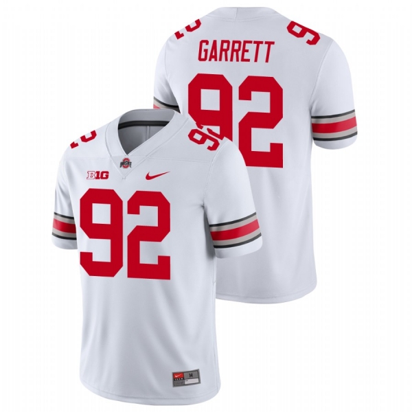 Haskell Garrett Ohio State Buckeyes White Game Football Jersey