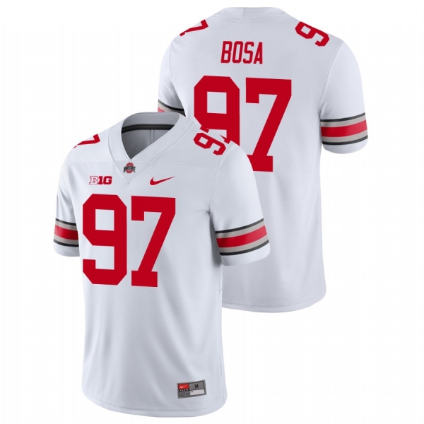 Men's Ohio State Buckeyes Joey Bosa White College Football Game Nike Jersey