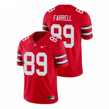 Men's Ohio State Buckeyes Luke Farrell Scarlet Nike College Football Game Jersey