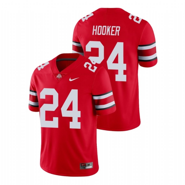 Men's Ohio State Buckeyes Malik Hooker Scarlet College Football Game Jersey