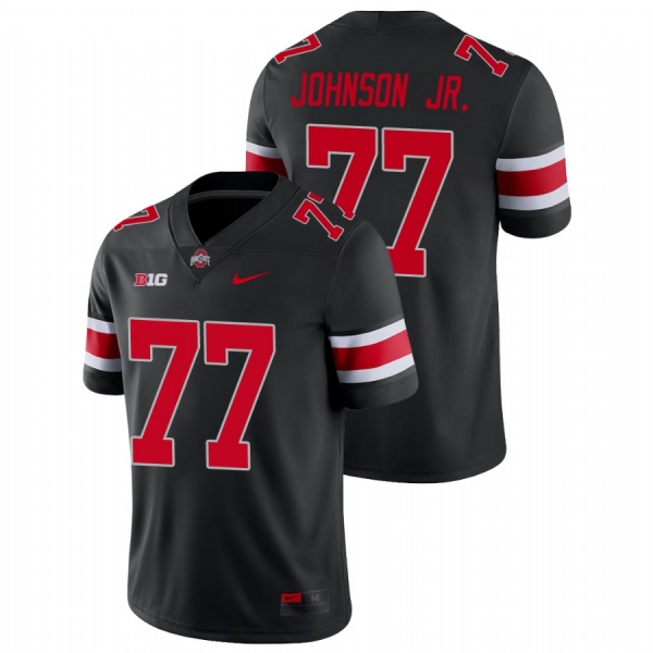 Paris Johnson Jr. Ohio State Buckeyes Black College Football Alternate Game Jersey