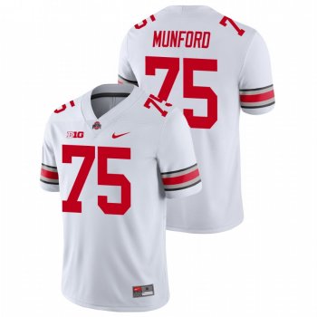 Thayer Munford Ohio State Buckeyes White Game Football Jersey