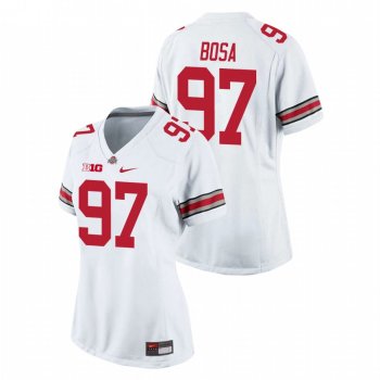 Women's Ohio State Buckeyes Joey Bosa #97 White Game College Football Jersey