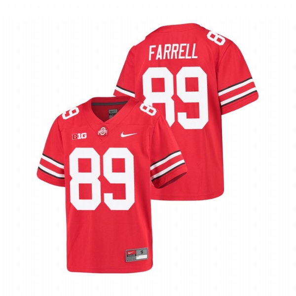 Youth Ohio State Buckeyes Luke Farrell Scarlet Alumni Football Game Jersey