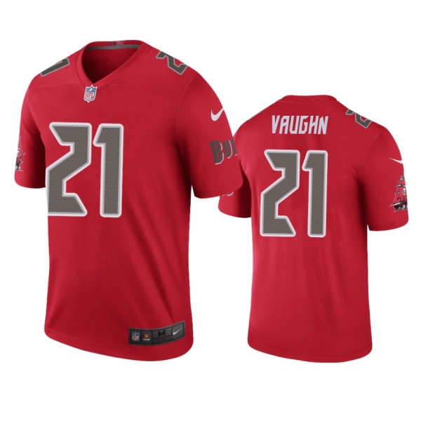 Tampa Bay Buccaneers Ke'Shawn Vaughn Red Color Rush Legend Jersey