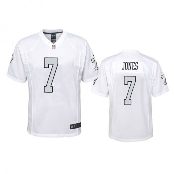 Youth Las Vegas Raiders Zay Jones White Color Rush Game Jersey