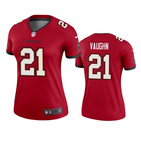 Women's Tampa Bay Buccaneers Ke'Shawn Vaughn Red Legend Jersey