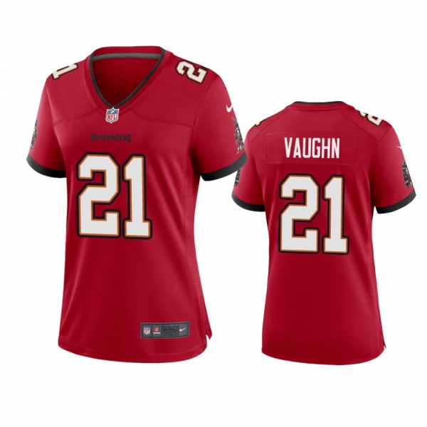 Women's Tampa Bay Buccaneers Ke'Shawn Vaughn Red Game Jersey