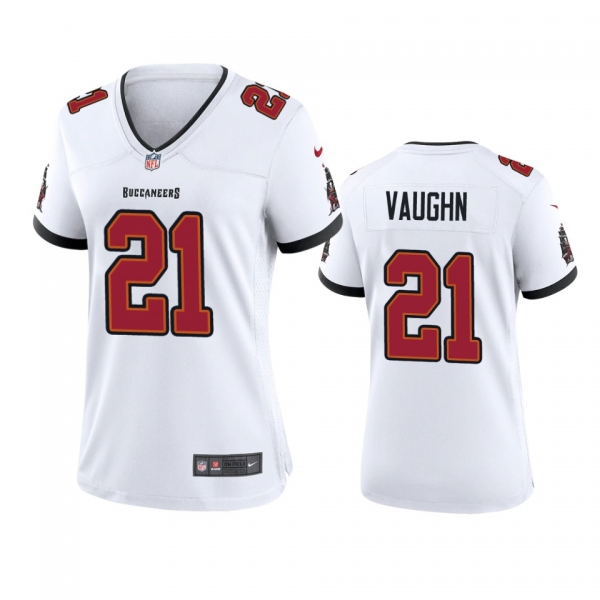 Women's Tampa Bay Buccaneers Ke'Shawn Vaughn White Game Jersey