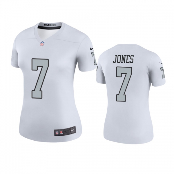 Women's Las Vegas Raiders Zay Jones White Color Rush Legend Jersey