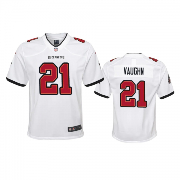 Youth Buccaneers Ke'Shawn Vaughn White Game 2020 Jersey