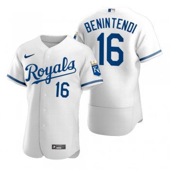 Men's Kansas City Royals Andrew Benintendi White 2022 Authentic Jersey