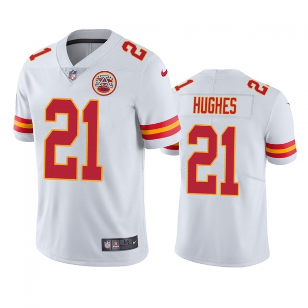 Kansas City Chiefs Mike Hughes White Vapor Limited Jersey