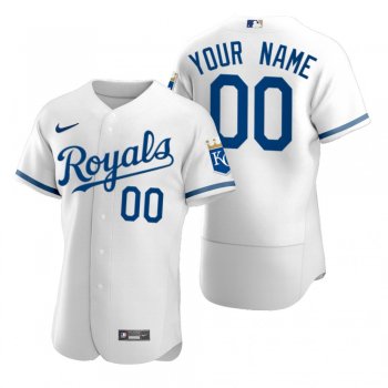 Men's Kansas City Royals Custom White 2022 Authentic Jersey