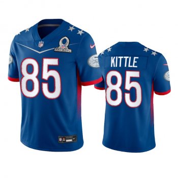 San Francisco 49ers George Kittle Royal Game 2022 NFC Pro Bowl Jersey