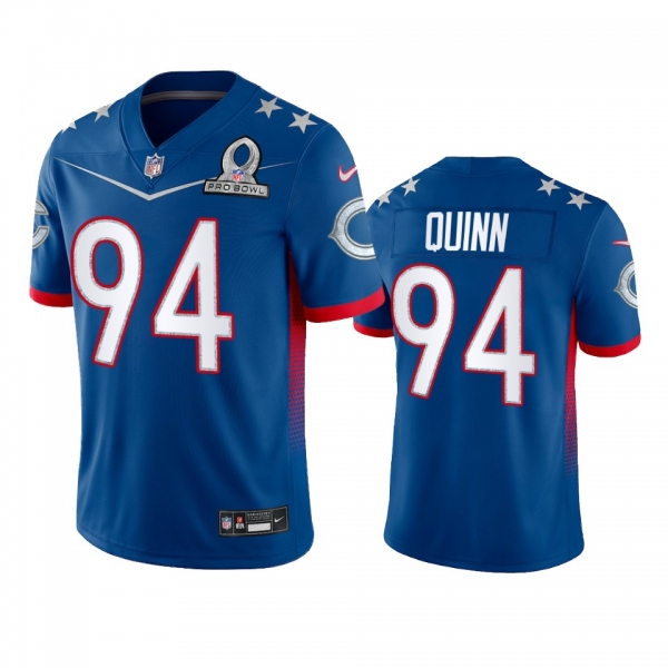 Chicago Bears Robert Quinn Royal Game 2022 NFC Pro Bowl Jersey