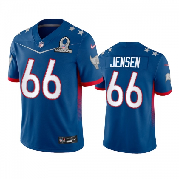 Tampa Bay Buccaneers Ryan Jensen Royal Game 2022 NFC Pro Bowl Jersey