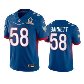 Tampa Bay Buccaneers Shaquil Barrett Royal Game 2022 NFC Pro Bowl Jersey