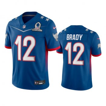 Tampa Bay Buccaneers Tom Brady Royal Game 2022 NFC Pro Bowl Jersey