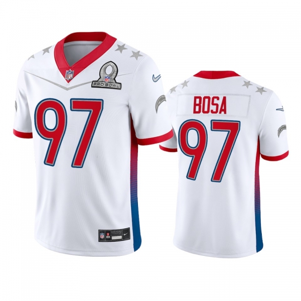 Los Angeles Chargers Joey Bosa White Game 2022 AFC Pro Bowl Jersey