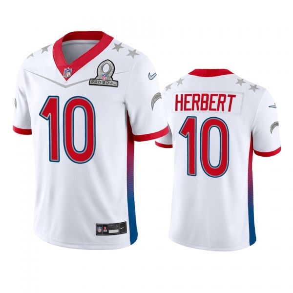 Los Angeles Chargers Justin Herbert White Game 2022 AFC Pro Bowl Jersey