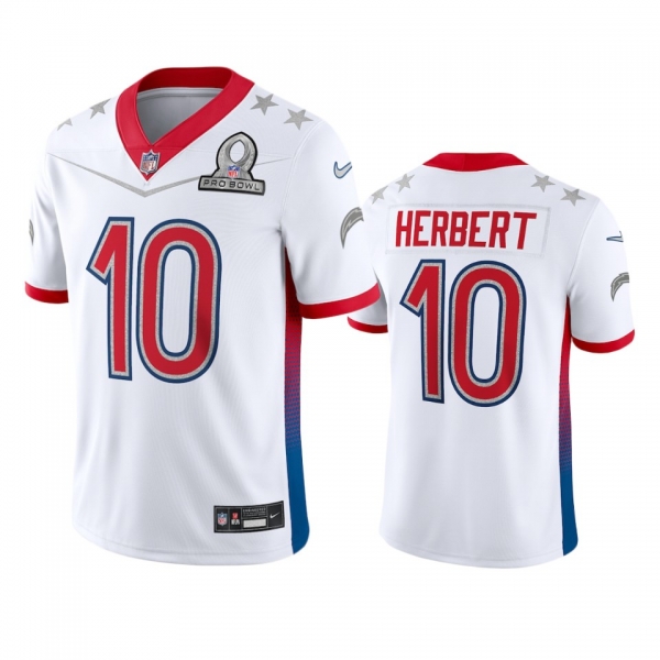 Los Angeles Chargers Justin Herbert White Game 2022 AFC Pro Bowl Jersey