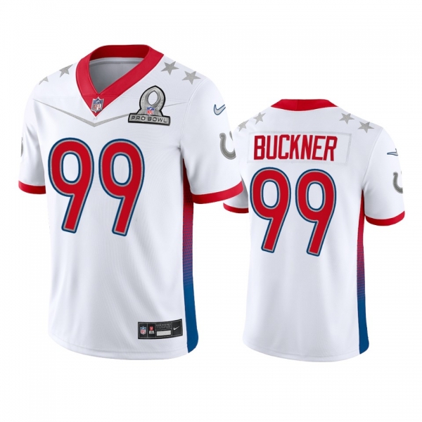 Indianapolis Colts DeForest Buckner White Game 2022 AFC Pro Bowl Jersey