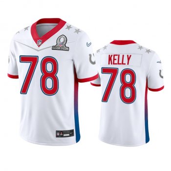 Indianapolis Colts Ryan Kelly White Game 2022 AFC Pro Bowl Jersey