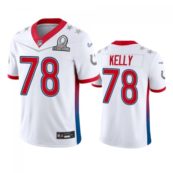 Indianapolis Colts Ryan Kelly White Game 2022 AFC Pro Bowl Jersey