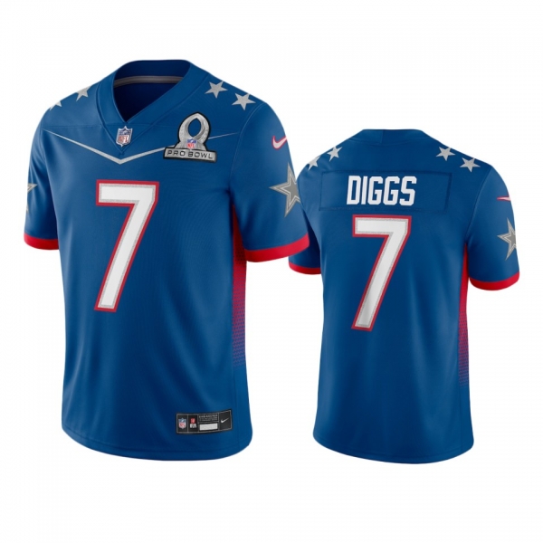 Dallas Cowboys Trevon Diggs Royal Game 2022 NFC Pro Bowl Jersey