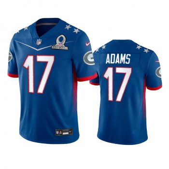 Green Bay Packers Davante Adams Royal Game 2022 NFC Pro Bowl Jersey