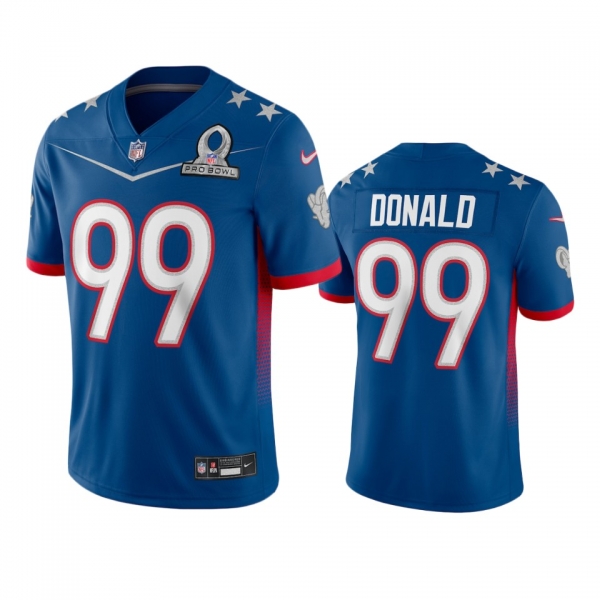 Los Angeles Rams Aaron Donald Royal Game 2022 NFC Pro Bowl Jersey