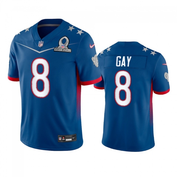 Los Angeles Rams Matt Gay Royal Game 2022 NFC Pro Bowl Jersey