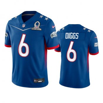 Seattle Seahawks Quandre Diggs Royal Game 2022 NFC Pro Bowl Jersey