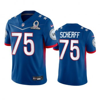 Washington Football Team Brandon Scherff Royal Game 2022 NFC Pro Bowl Jersey