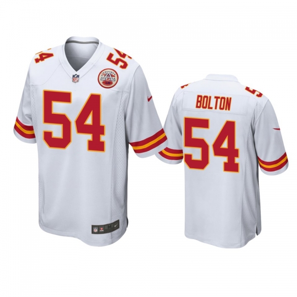 Kansas City Chiefs Nick Bolton White Game Jersey