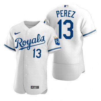 Men's Kansas City Royals Salvador Perez White 2022 Authentic Jersey