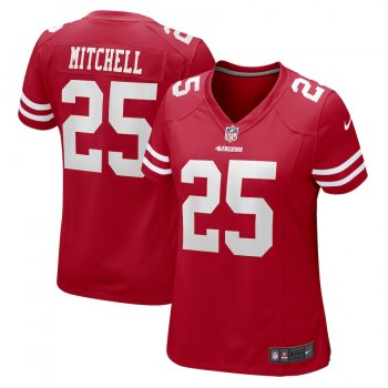 Women's Elijah Mitchell San Francisco 49ers Nike Player Game Jersey - Scarlet