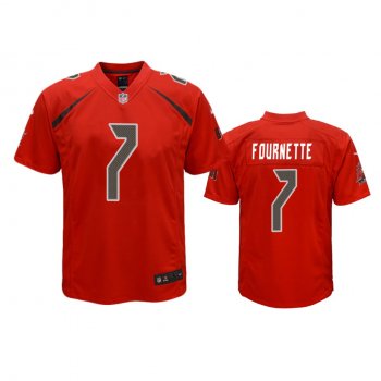 Youth Tampa Bay Buccaneers Leonard Fournette Red Color Rush Game Jersey