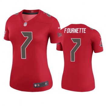 Women's Tampa Bay Buccaneers Leonard Fournette Red Color Rush Legend Jersey