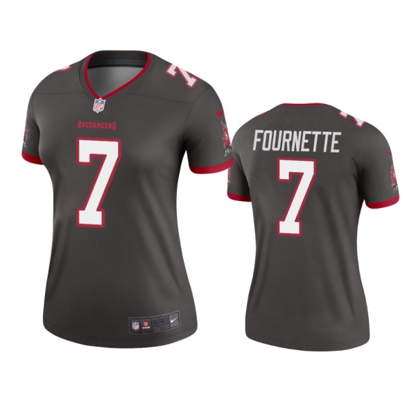 Women's Tampa Bay Buccaneers Leonard Fournette Pewter Legend Jersey