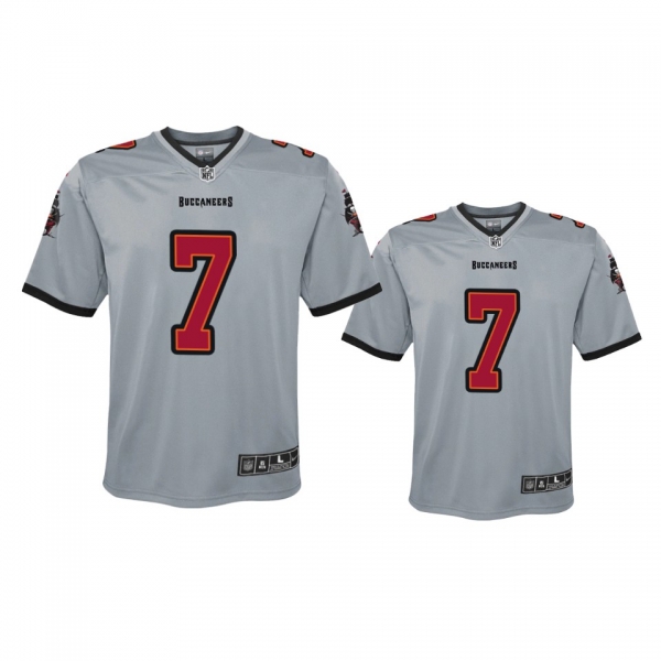 Youth Tampa Bay Buccaneers Leonard Fournette Gray Inverted Game Jersey