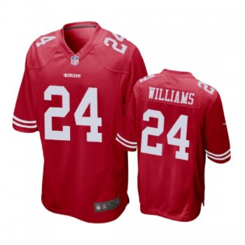 San Francisco 49ers #24 K'Waun Williams Scarlet Nike Game Jersey - Men's