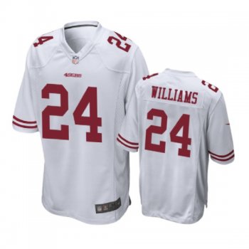 San Francisco 49ers #24 K'Waun Williams White Nike Game Jersey - Men's