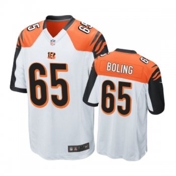 Cincinnati Bengals #65 Clint Boling White Nike Game Jersey - Men's