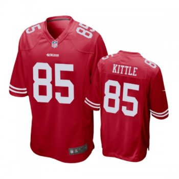 San Francisco 49ers #85 George Kittle Scarlet Nike Game Jersey - Men's