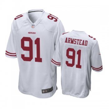 San Francisco 49ers #91 Arik Armstead White Nike Game Jersey - Men's