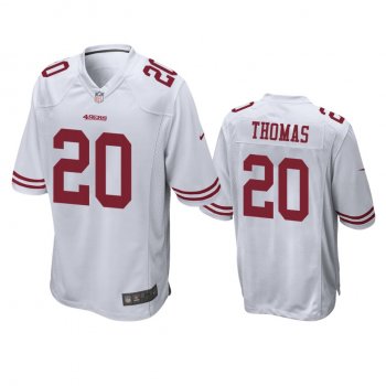 San Francisco 49ers Ambry Thomas White Game Jersey